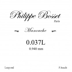 Corde détail Manouche à boucle .037L