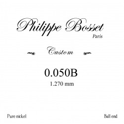 Corde .050 pure nickel 150mm Bass ball end