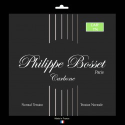 Jeu guitare classique nylon clair  Carbone composite Tension normale