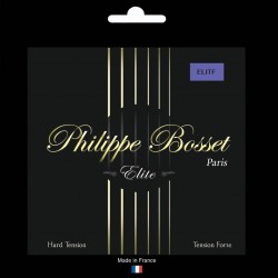 Jeu guitare classique nylon noir Elite Tension forte