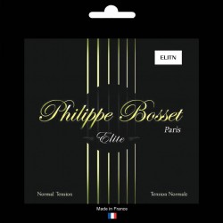 Jeu guitare classique nylon noir Elite Tension normale