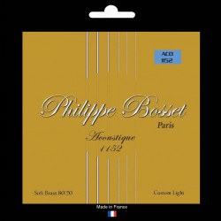Jeu guitare folk soft brass 80/20 Custom light 11-52