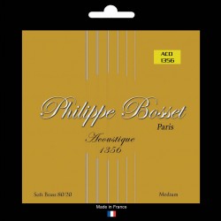 Acoustic guitar set  Soft brass 80/20 Medium 13-56