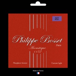 Jeu guitare folk coated phosphore-bronze Custom light 11-52